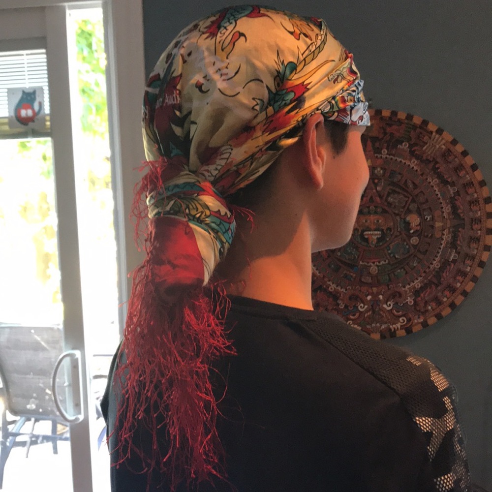 Ed Hardy Silk Scarf